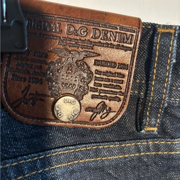 Dolce & Gabbana Men's Relaxed Fit Distressed Jeans - Dark Blue